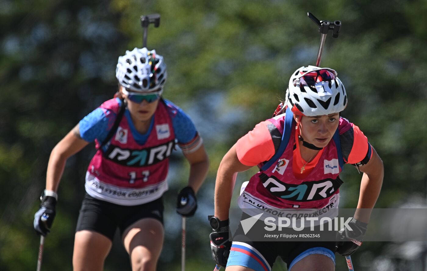 Russia Biathlon Commonwealth Cup Women Mass Start