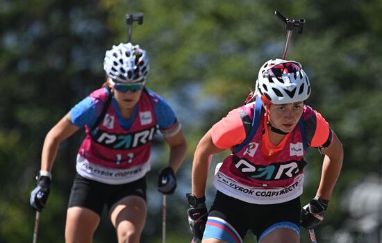 Russia Biathlon Commonwealth Cup Women Mass Start