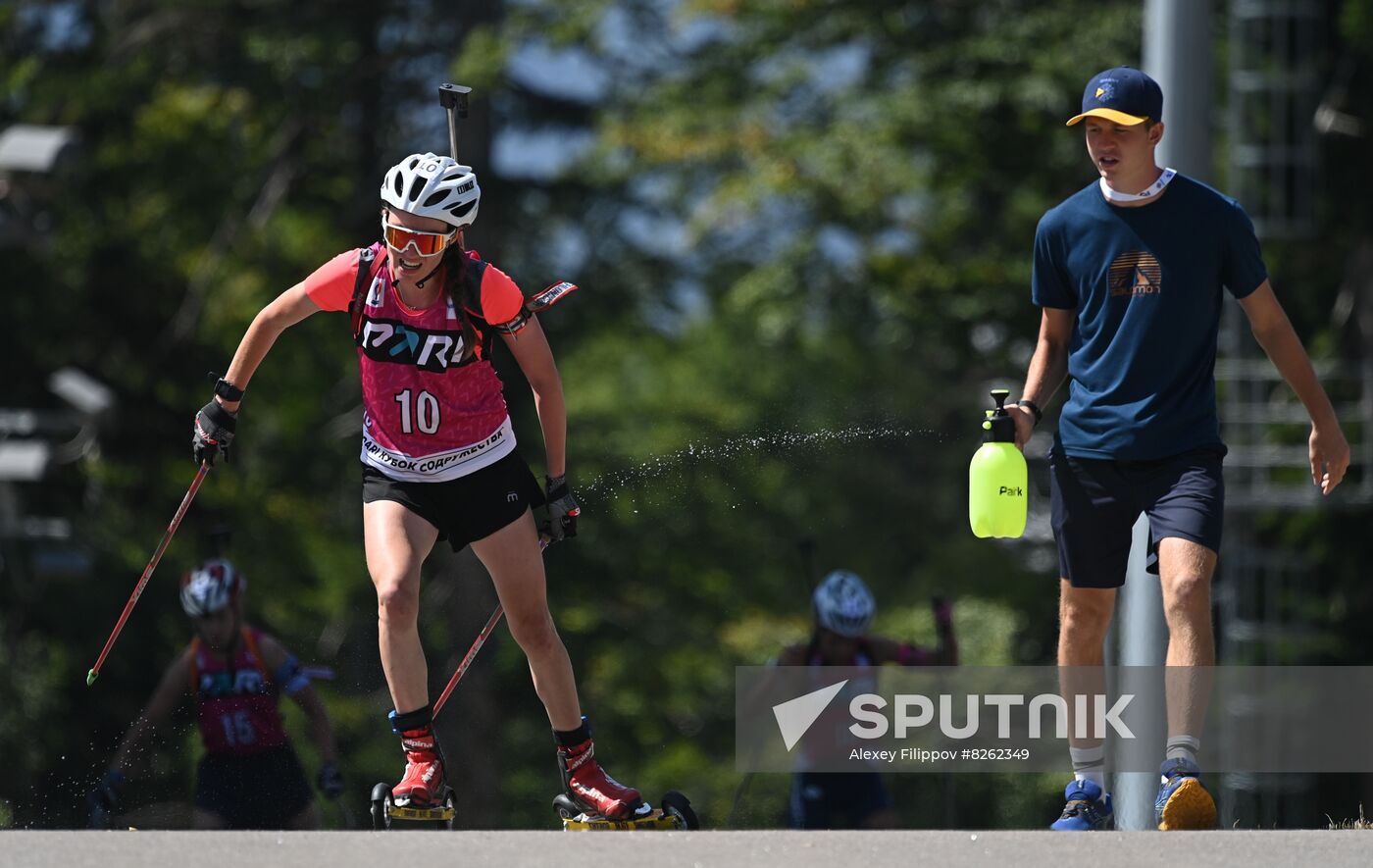 Russia Biathlon Commonwealth Cup Women Mass Start