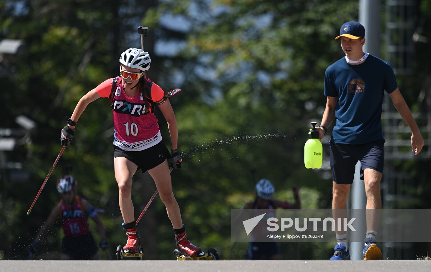 Russia Biathlon Commonwealth Cup Women Mass Start