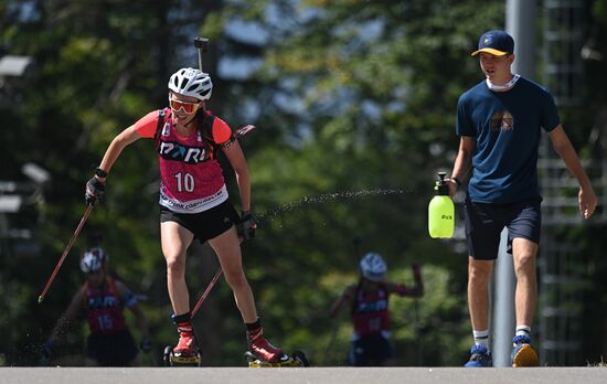 Russia Biathlon Commonwealth Cup Women Mass Start