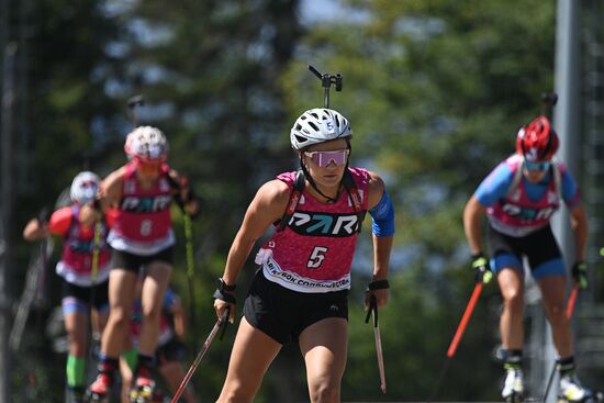 Russia Biathlon Commonwealth Cup Women Mass Start