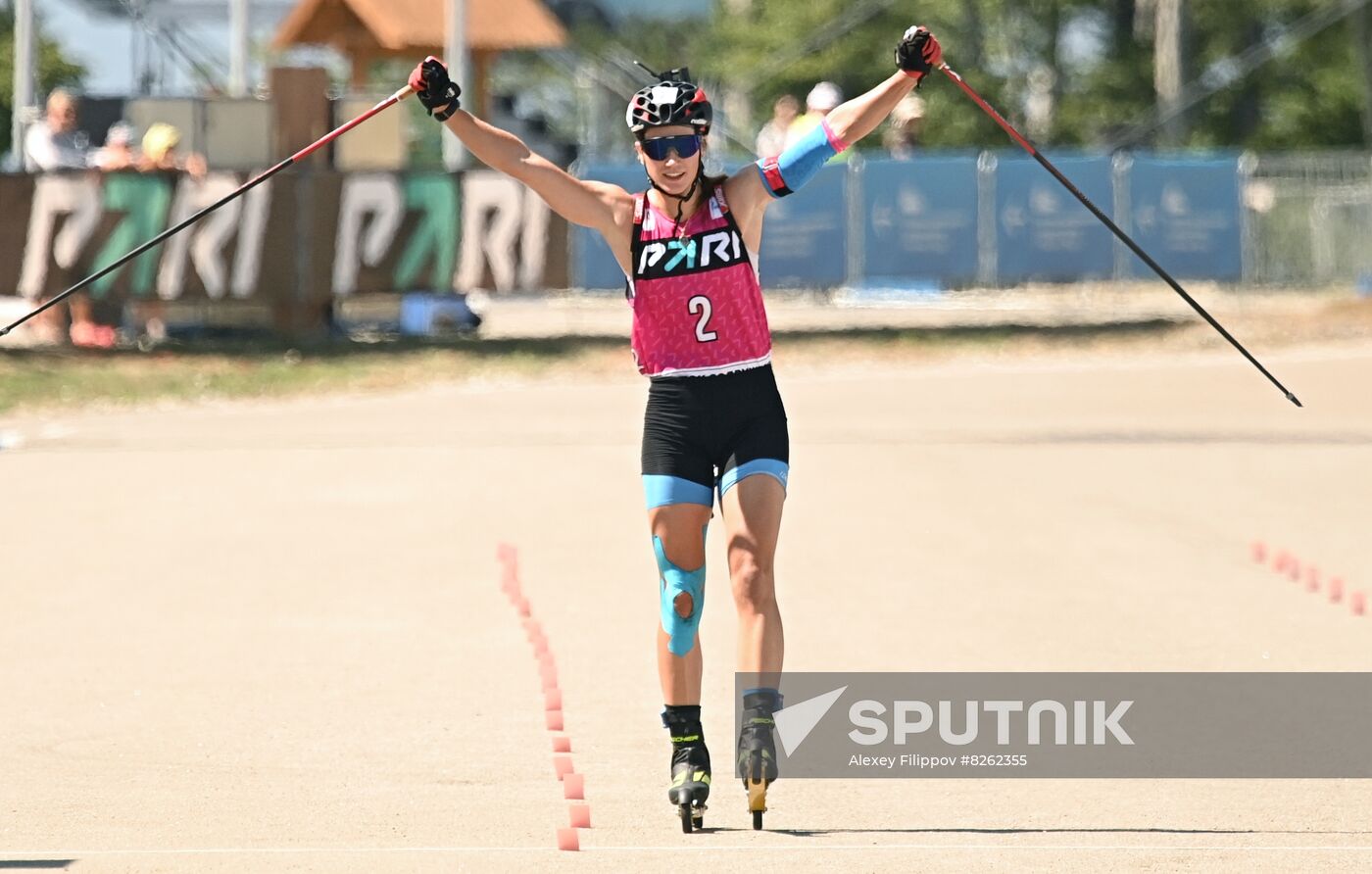 Russia Biathlon Commonwealth Cup Women Mass Start