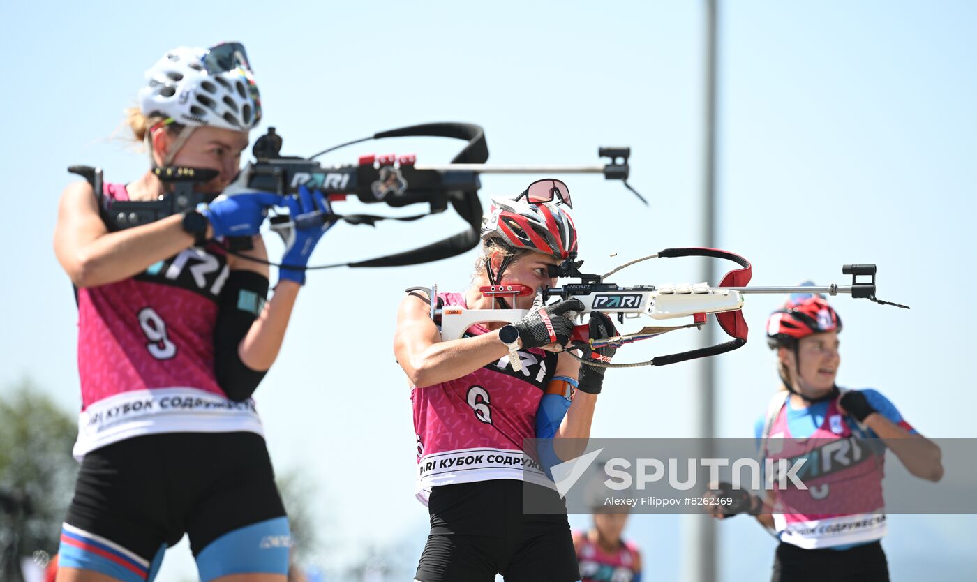 Russia Biathlon Commonwealth Cup Women Mass Start