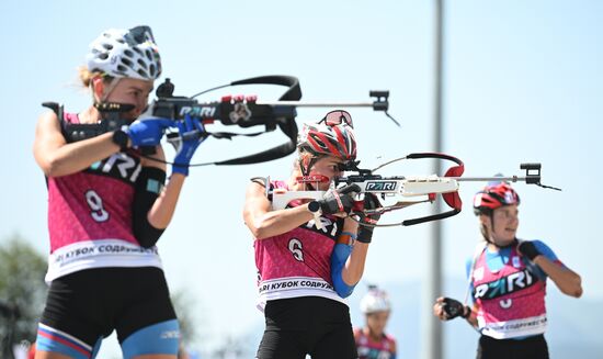 Russia Biathlon Commonwealth Cup Women Mass Start