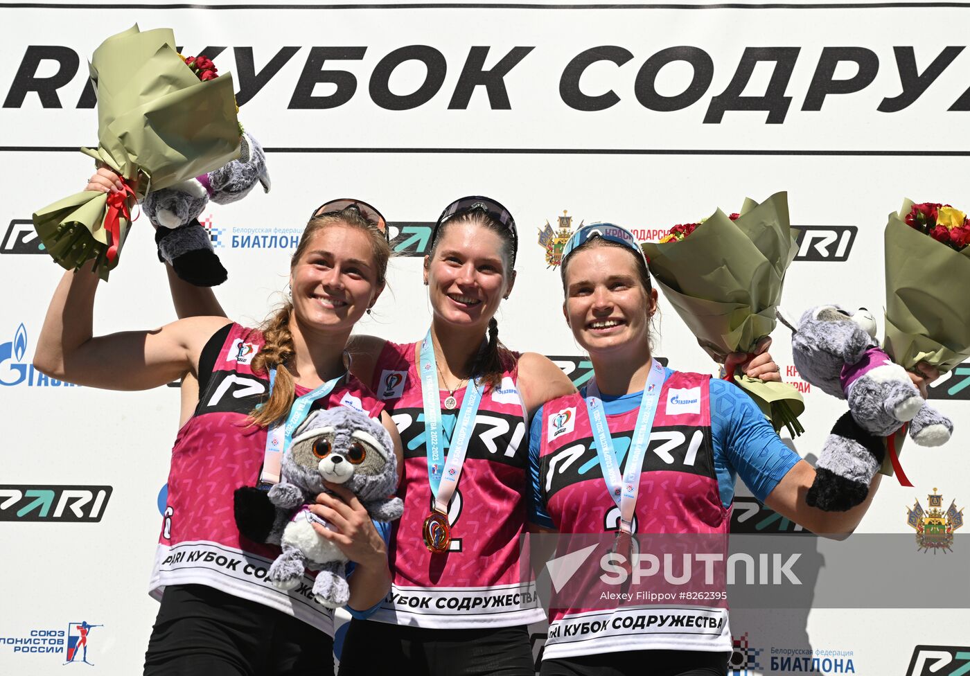 Russia Biathlon Commonwealth Cup Women Mass Start