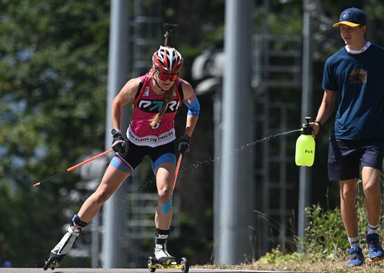 Russia Biathlon Commonwealth Cup Women Mass Start