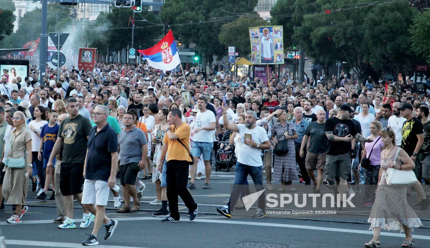 Serbia LGBT Protests