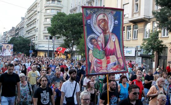 Serbia LGBT Protests