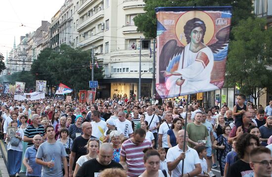 Serbia LGBT Protests