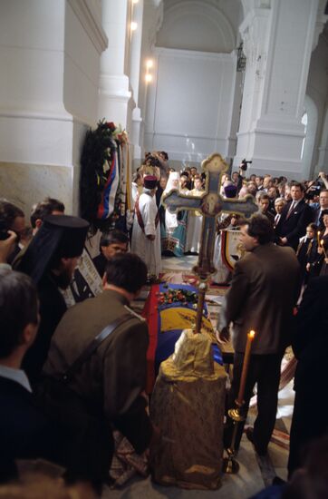 Funeral of Grand Duke Vladimir Kirillovich Romanov