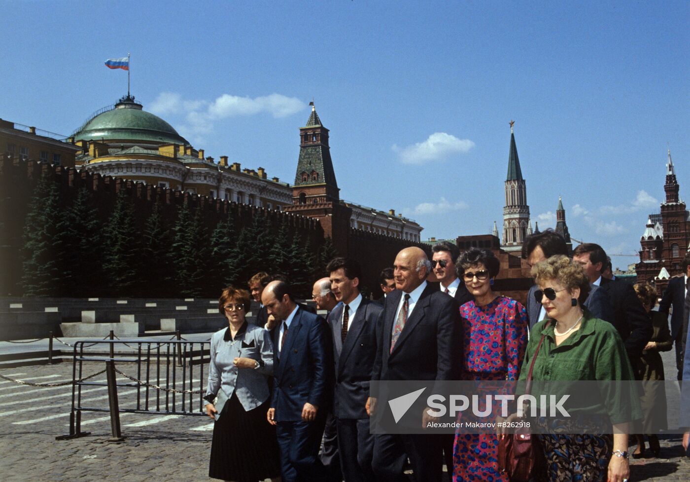 President of South Africa Frederik Willem de Klerk visits USSR