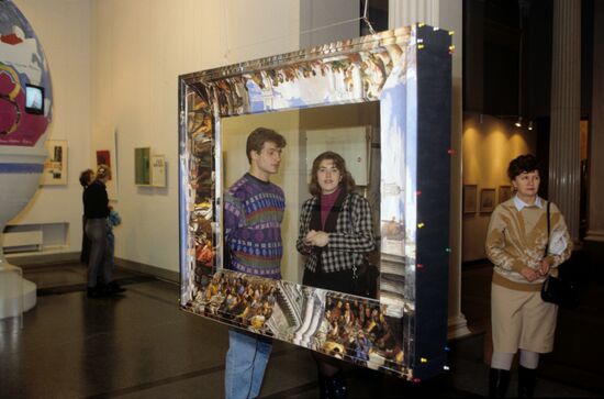 Exhibition of works by Russian poet, artist and architect Andrei Voznesensky