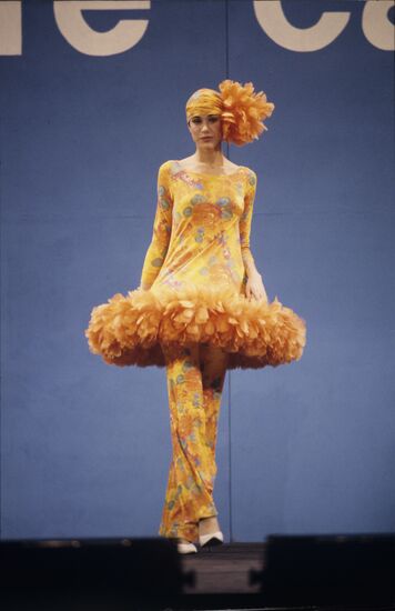 Pierre Cardin fashion show in Moscow