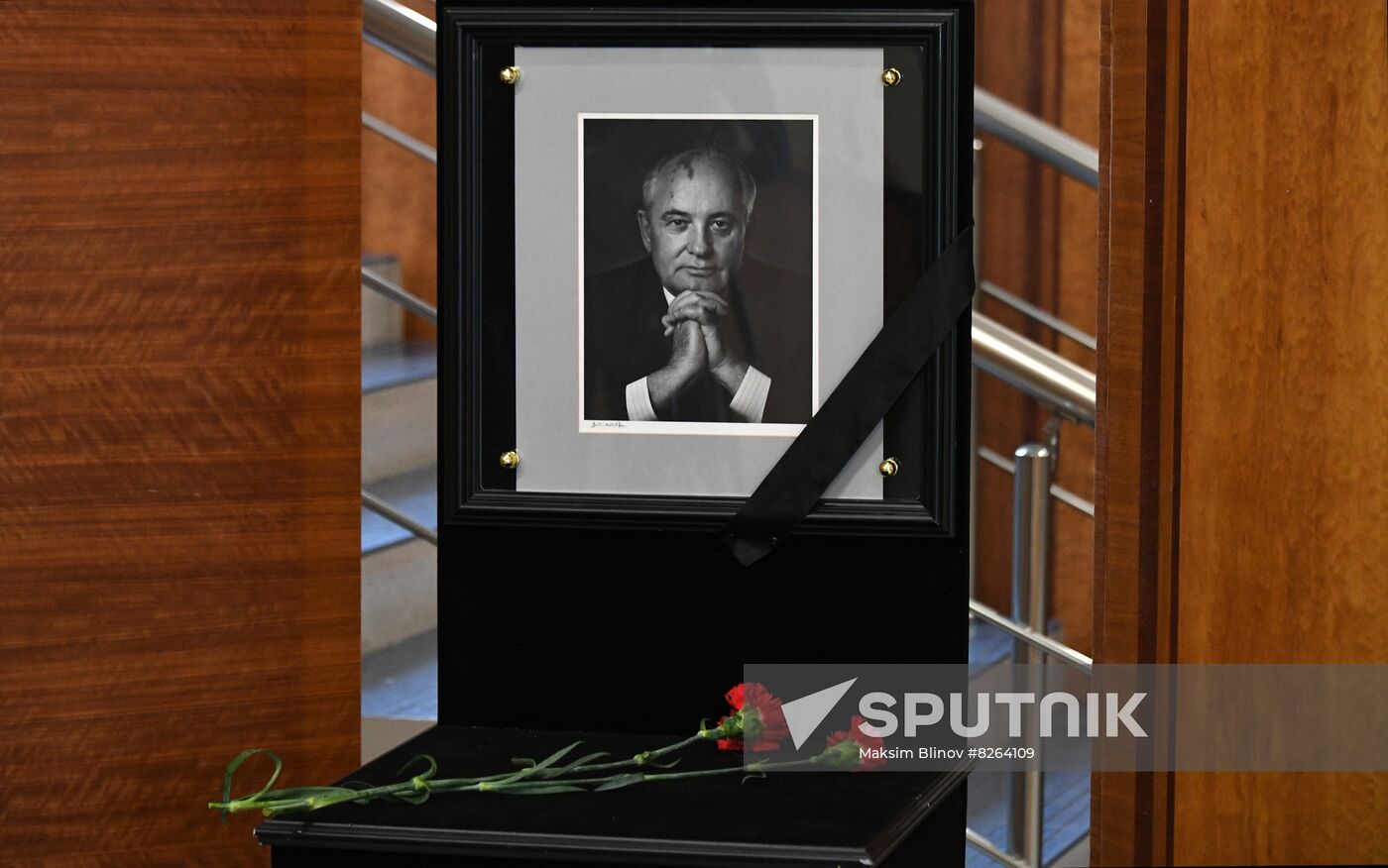 Russia Gorbachev Death Commemoration