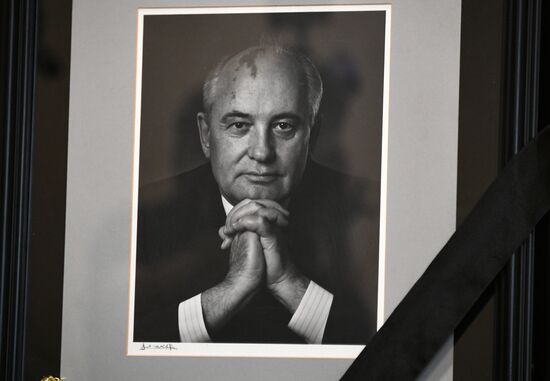 Russia Gorbachev Death Commemoration