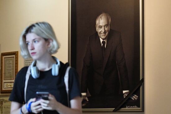 Russia Gorbachev Death Commemoration