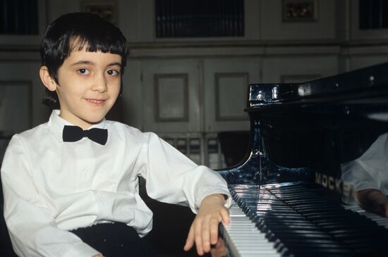 Seven-year-old piano player Igor Levit
