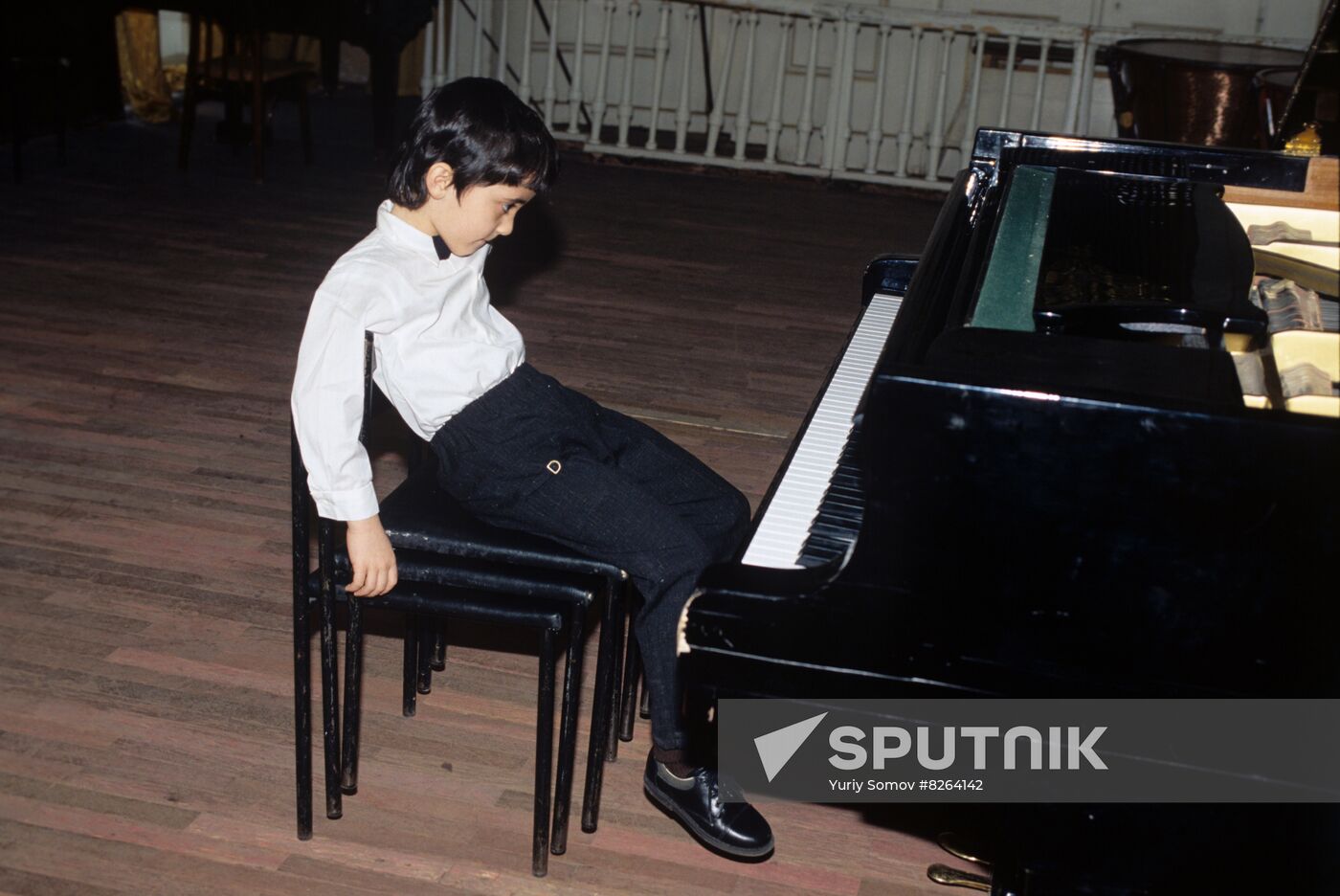 Seven-year-old piano player Igor Levit