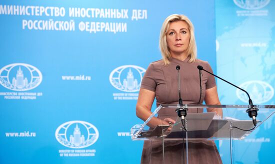 Russia Zakharova Briefing