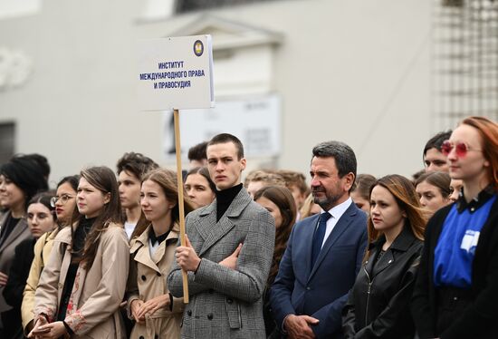 Russia New Academic Year Universities