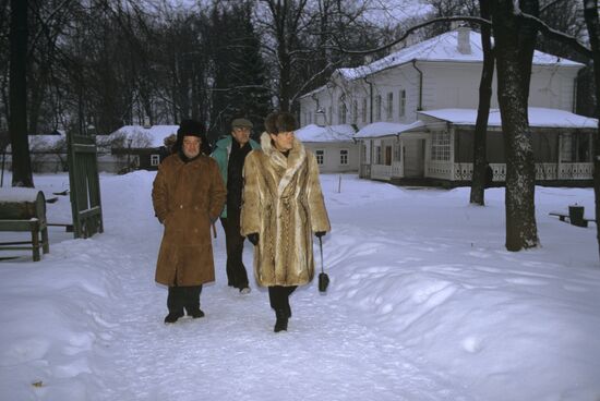 German director Peter Stein visits Moscow
