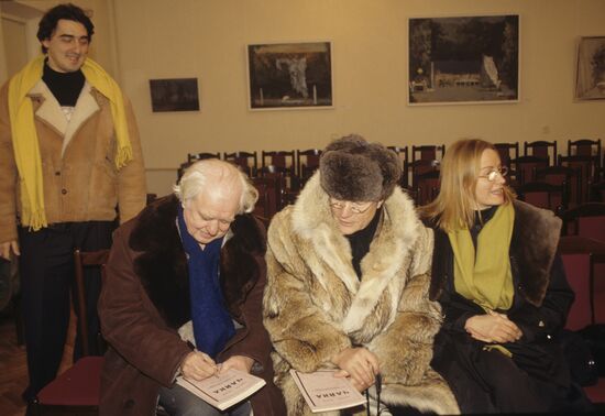 German director Peter Stein's visit to Moscow