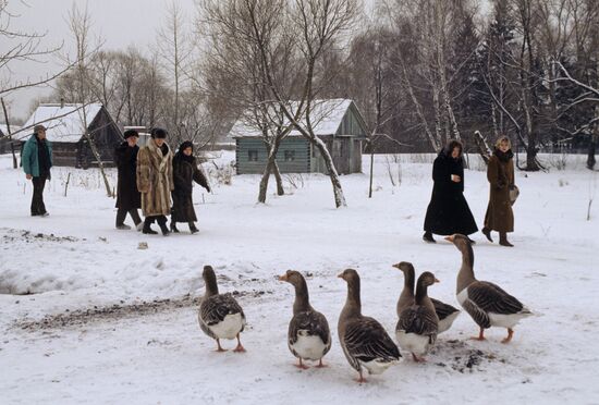 German director Peter Stein visits Moscow