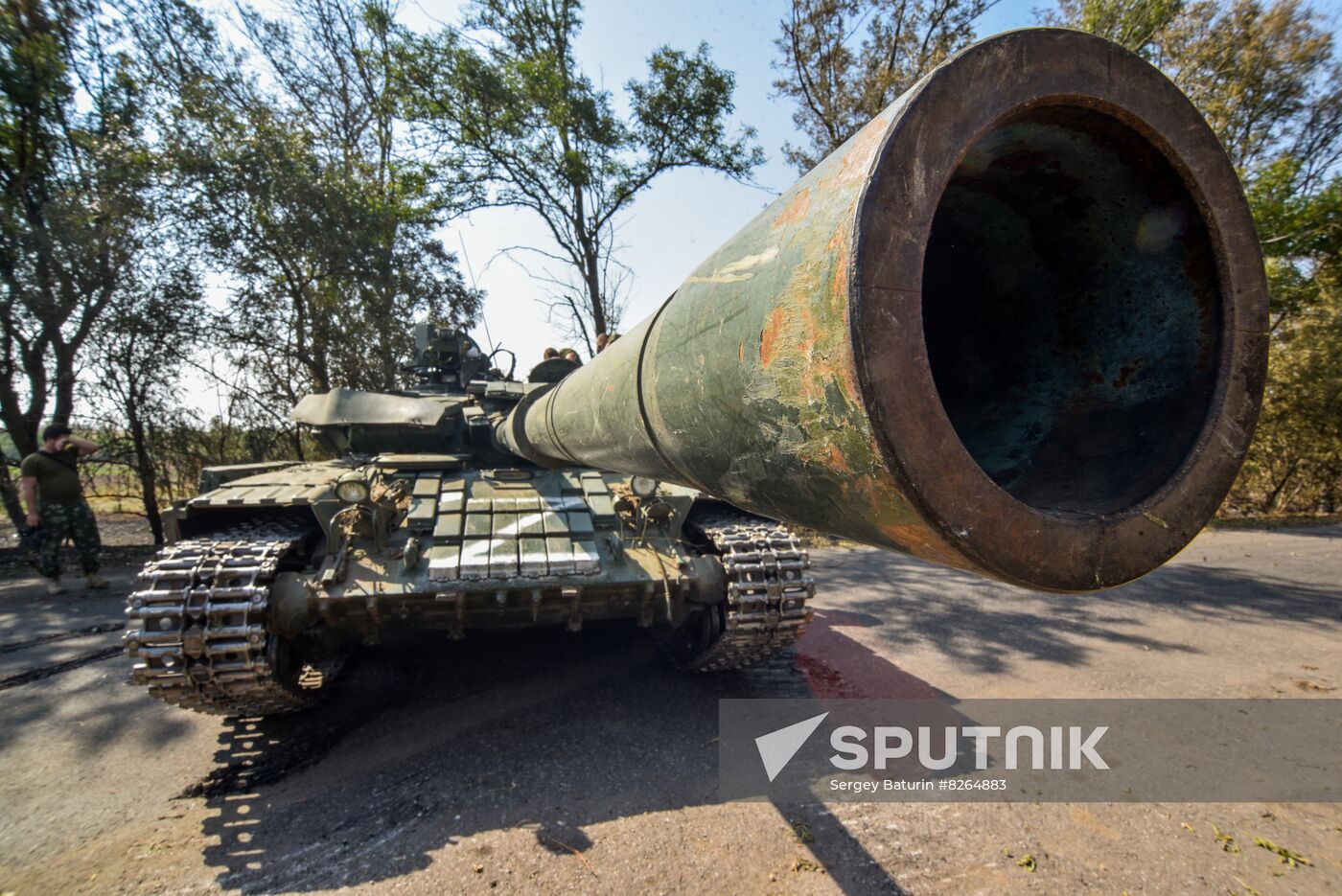 DPR Russia Ukraine Military Operation Tank Unit