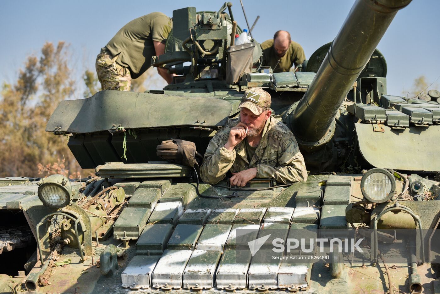 DPR Russia Ukraine Military Operation Tank Unit