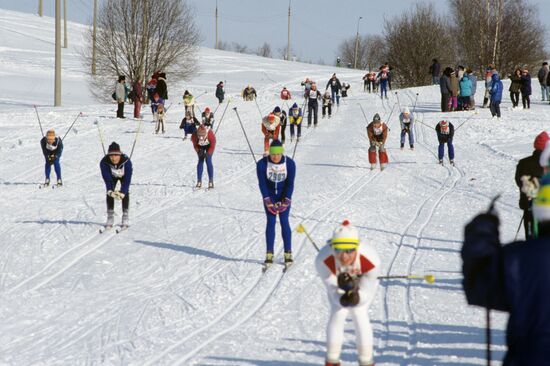 Ski track of Russia