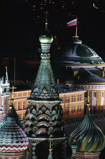 Architectural complex of Moscow Kremlin and Red Square