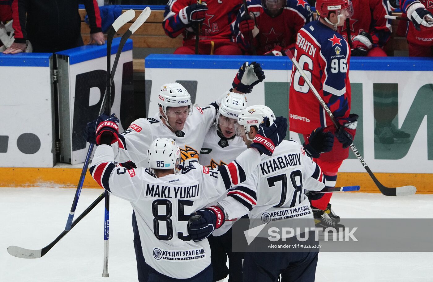 Russia Ice Hockey Kontinental League CSKA - Metallurg