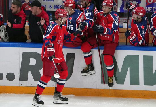 Russia Ice Hockey Kontinental League CSKA - Metallurg