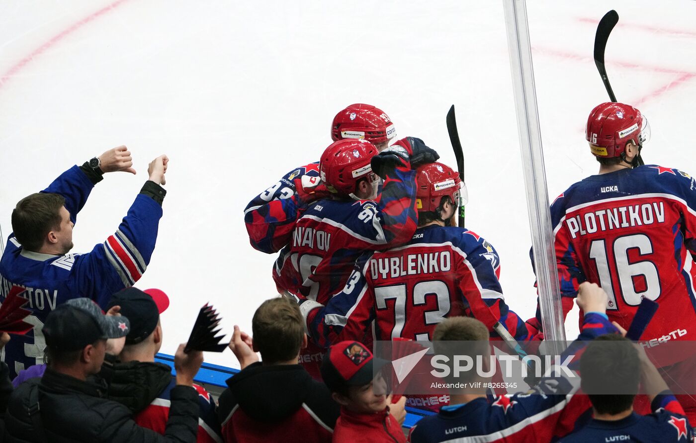 Russia Ice Hockey Kontinental League CSKA - Metallurg