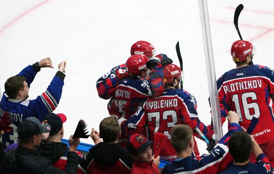 Russia Ice Hockey Kontinental League CSKA - Metallurg