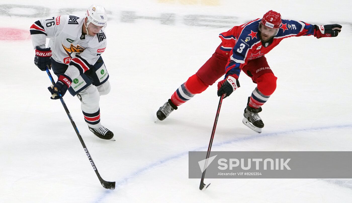 Russia Ice Hockey Kontinental League CSKA - Metallurg