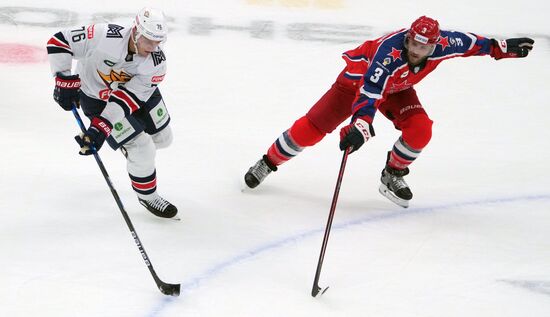 Russia Ice Hockey Kontinental League CSKA - Metallurg