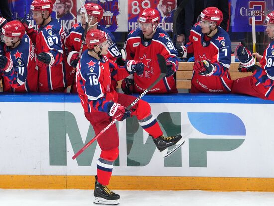 Russia Ice Hockey Kontinental League CSKA - Metallurg