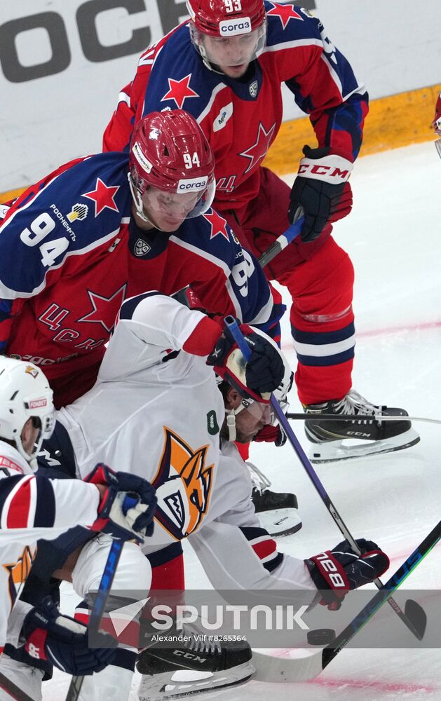 Russia Ice Hockey Kontinental League CSKA - Metallurg