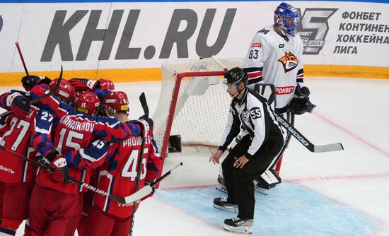 Russia Ice Hockey Kontinental League CSKA - Metallurg