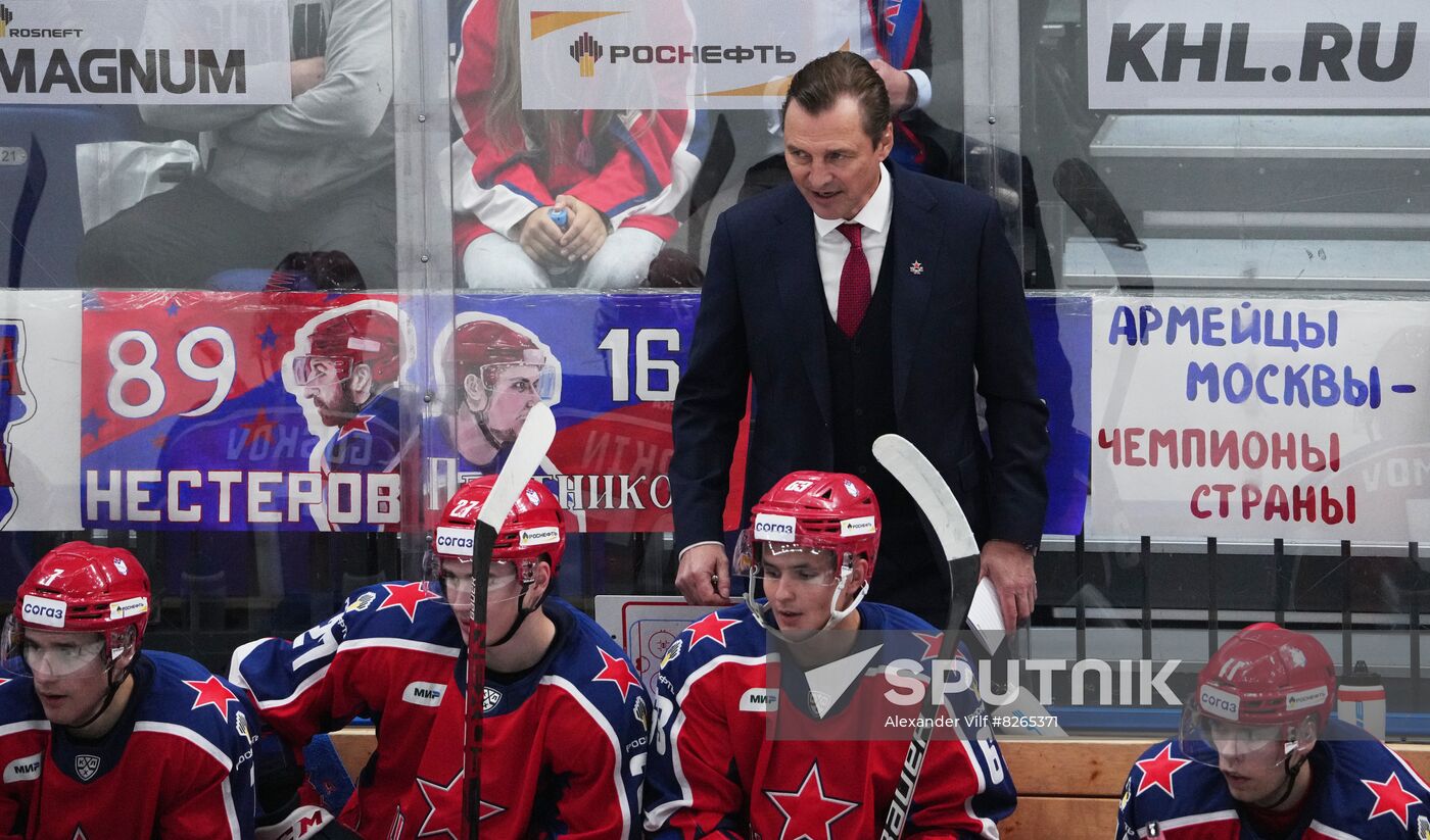 Russia Ice Hockey Kontinental League CSKA - Metallurg