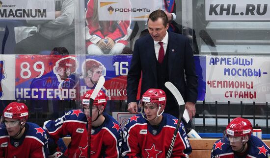 Russia Ice Hockey Kontinental League CSKA - Metallurg