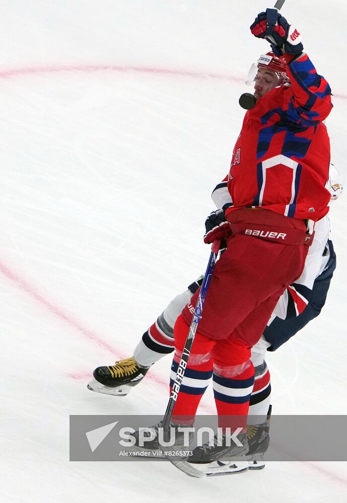 Russia Ice Hockey Kontinental League CSKA - Metallurg