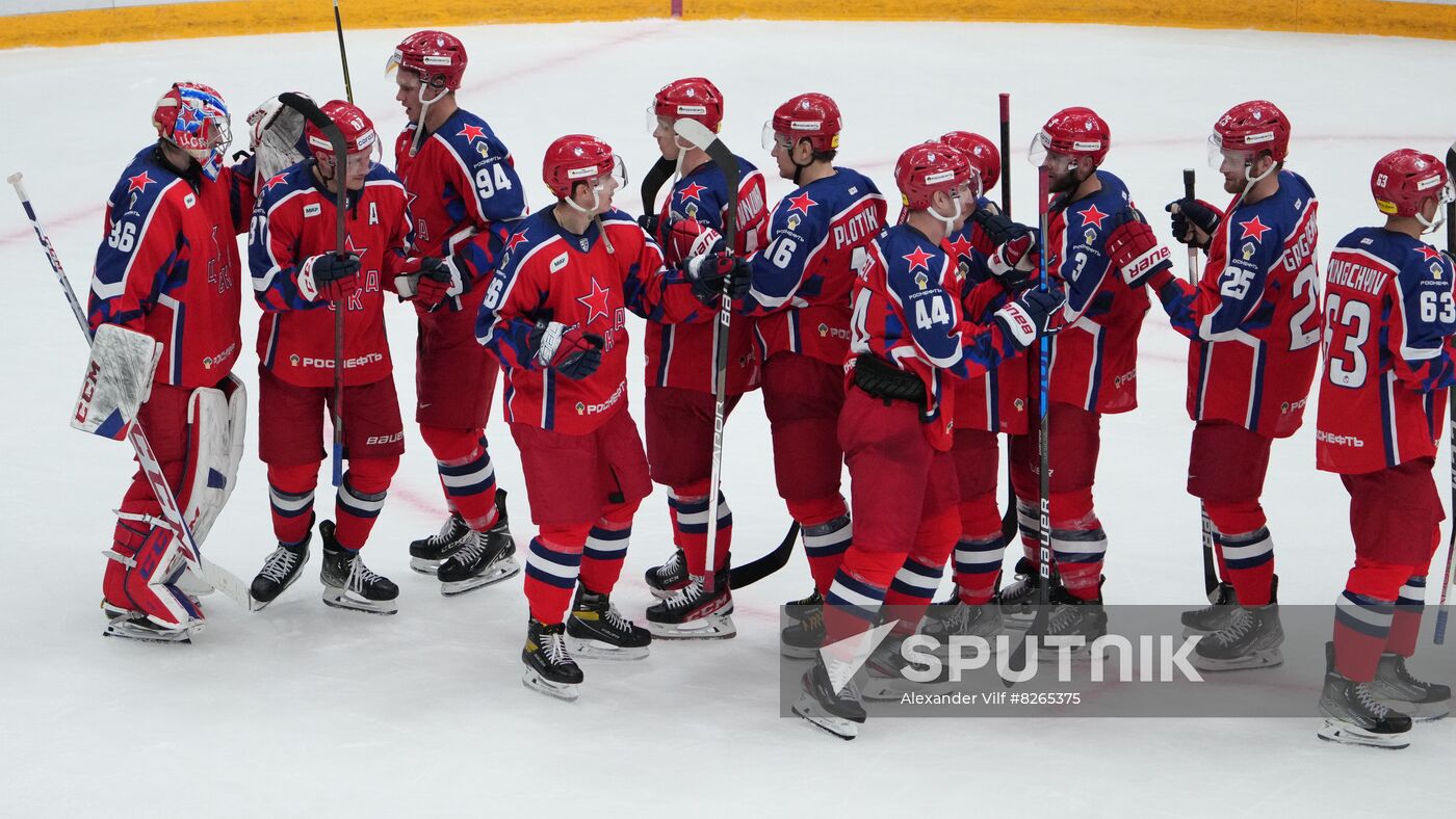 Russia Ice Hockey Kontinental League CSKA - Metallurg