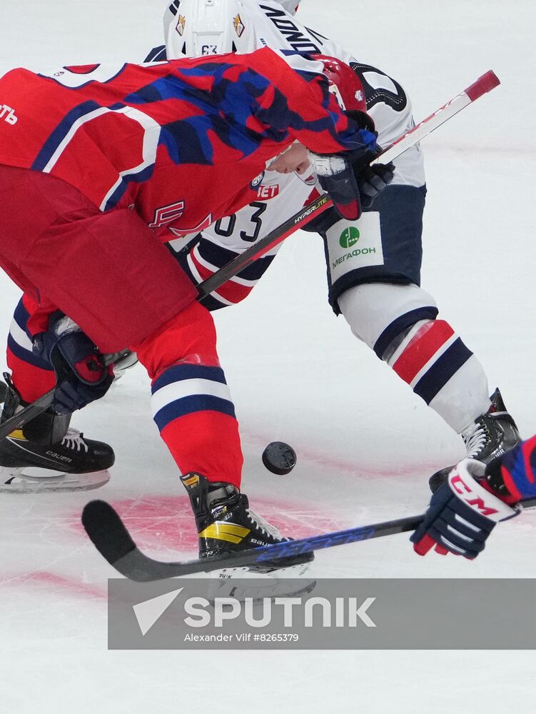 Russia Ice Hockey Kontinental League CSKA - Metallurg