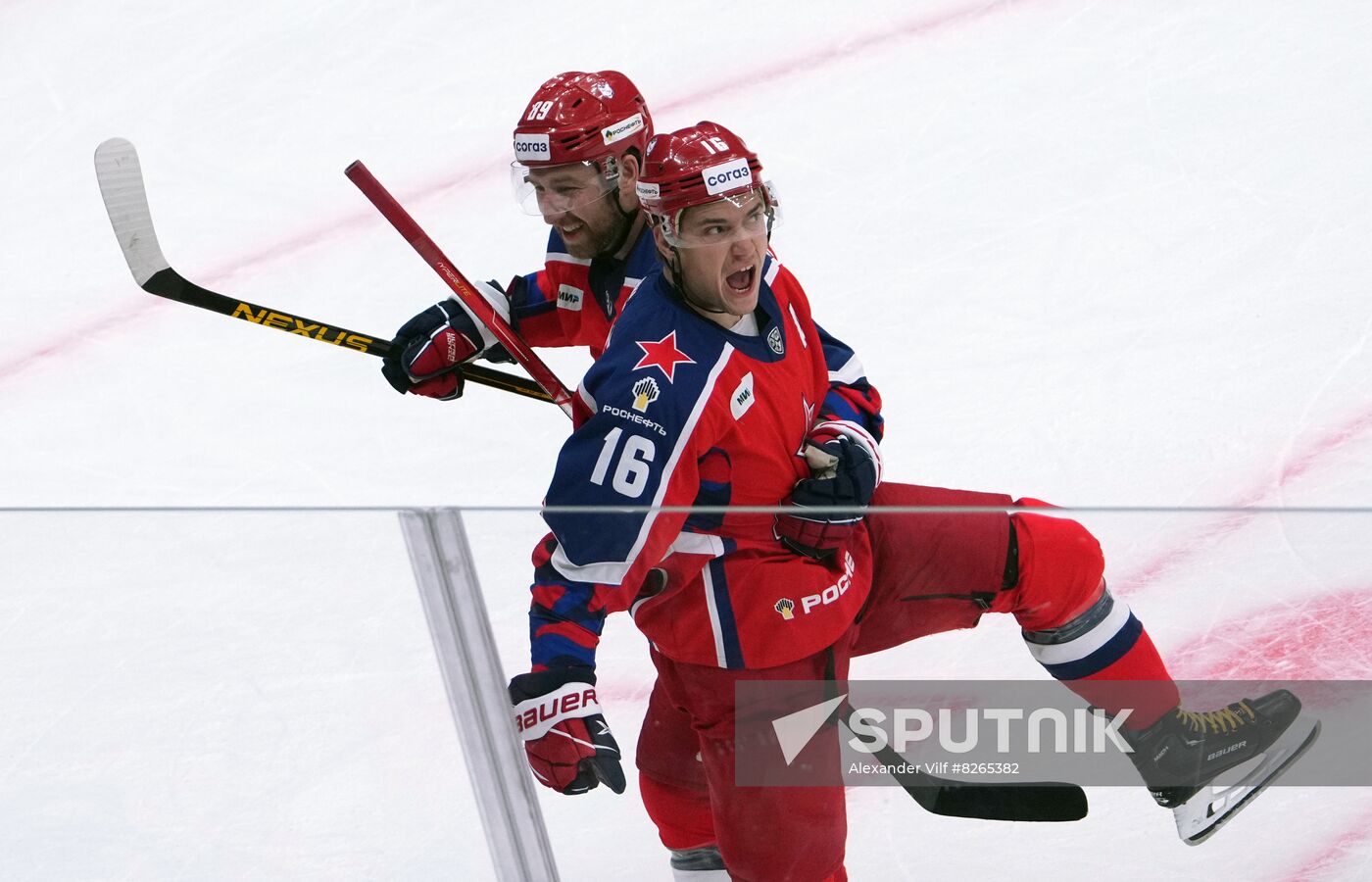 Russia Ice Hockey Kontinental League CSKA - Metallurg