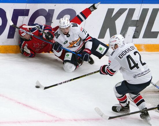Russia Ice Hockey Kontinental League CSKA - Metallurg