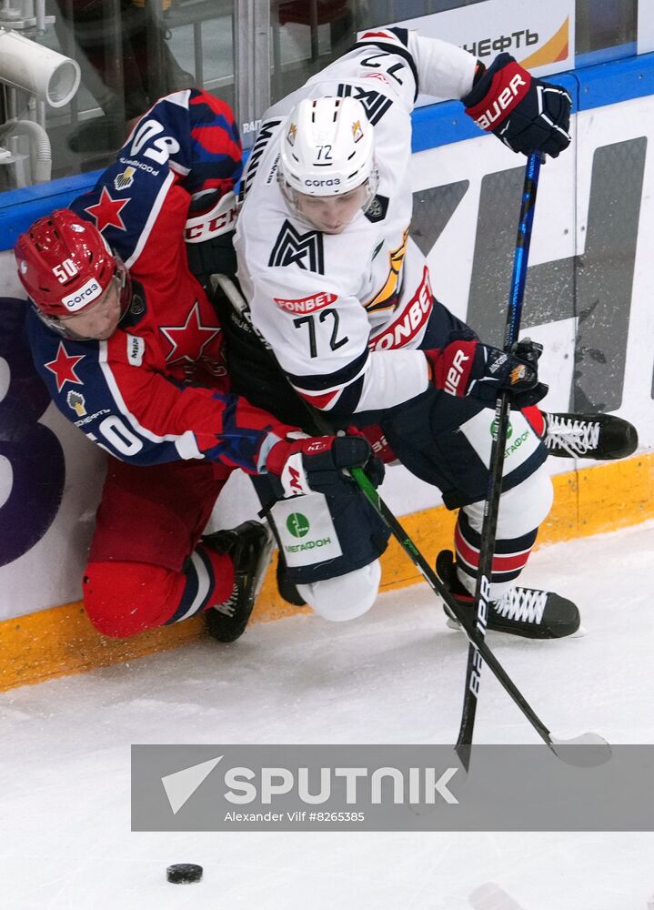 Russia Ice Hockey Kontinental League CSKA - Metallurg