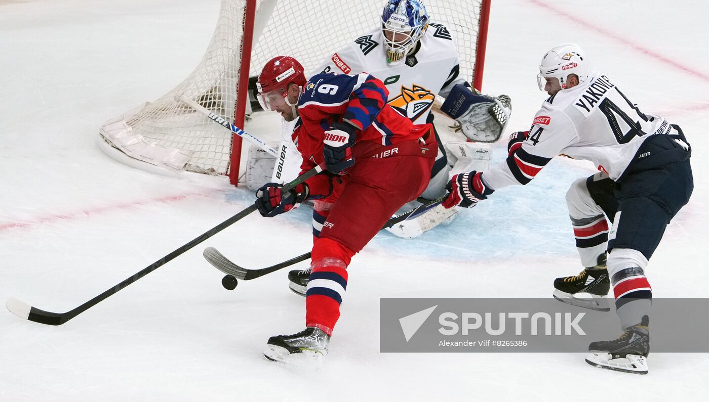 Russia Ice Hockey Kontinental League CSKA - Metallurg